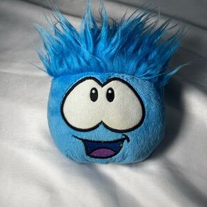 Disney Club Penguin Blue Puffle Plush 4” Small Stuffed Toy No Coin